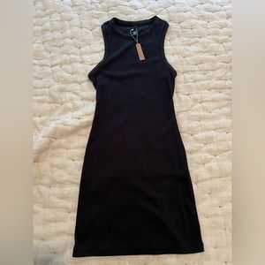 Skims cotton ribbed tank top dress